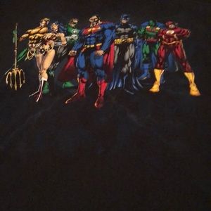 Black justice league T-shirt